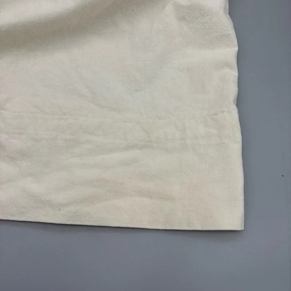 Vintage Floral Embroidered White Handmade Maxi Dress Boho Cottage pockets - Picture 6 of 9